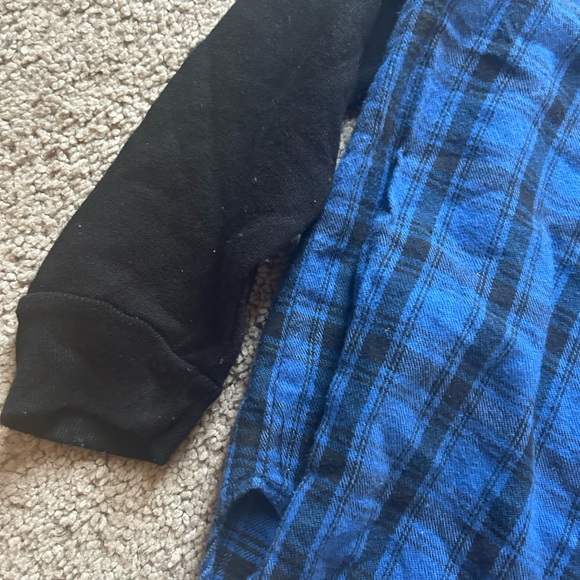 HUF Blue and Black Plaid Shirt - Picture 5 of 5